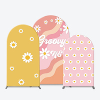 Toile de fond de Noël personnalisée imprimée, housse en tissu pour toile de fond d'arche Chiara, ballons pour les toiles de fond de fête d'anniversaire pour enfants