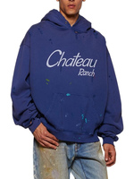 Sweat-shirts et hoodies amples en coton délavé à motif cœur américain pour hommes et femmes avec logo frontal