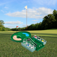 Fabricant de rencontres sociales pour adultes Jeu de mini golf Jeu de verres à liqueur Ensemble de jeux à boire