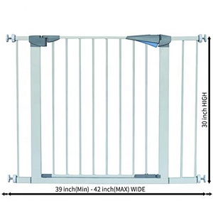 Puerta de seguridad para bebé, montado en presión, para escalera - Product Image 4