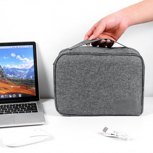 Sac de rangement pour équipement numérique avec poignée, étanche, portable, pour câbles de données, accessoires électroniques de voyage - Product Image 1