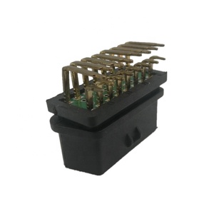 ST-SOF-006X-V3 SETOCONT Golden Plated Brass Terminals 16 Pin J1962 OBD Connector Female Right Angle OBDII <strong>Interface</strong> - Product Image 3