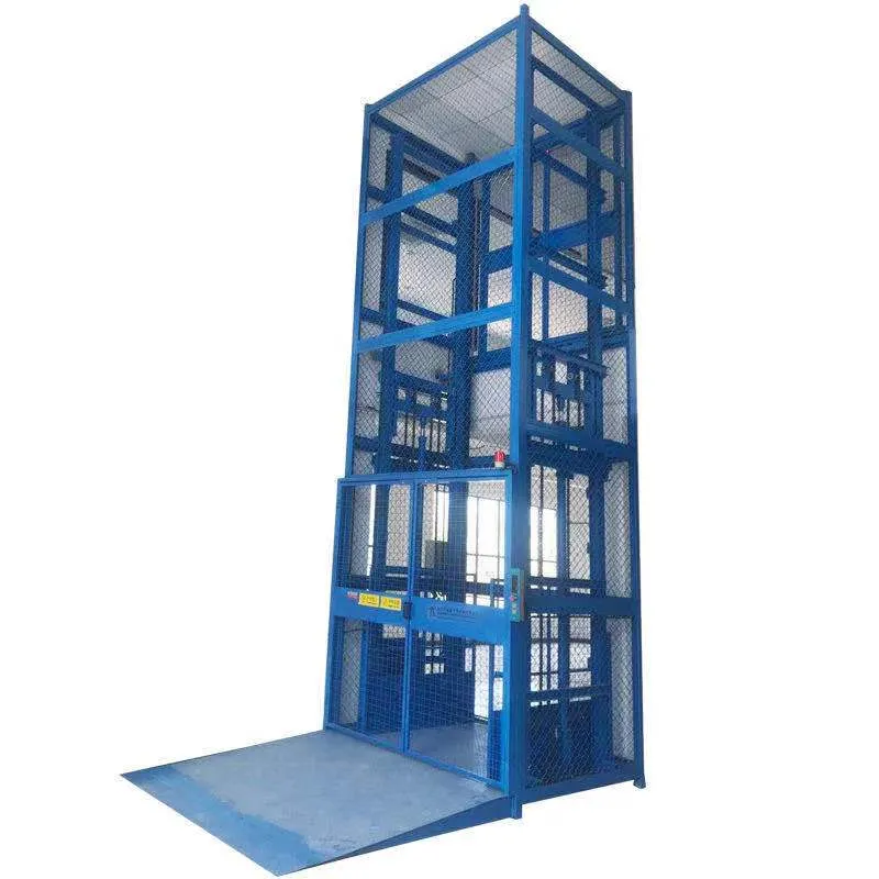 customized warehouse lifting equipment hydraulic cargo ladder lift goods lift platform price