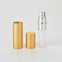 Voyage taille portable 5ml bouteille de parfum en aluminium rechargeable 20ml 10ml décanter bouteille distributeur de parfum