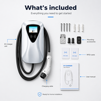 Neue 7kW DC Smart EV-Ladestation mit RFID-Kartenzugang Heimladestation CE/FCC-Zertifiziert 2 Jahre Garantie OEM ODM Unterstützung