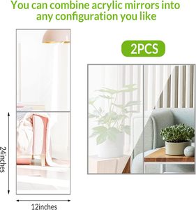 Wholesale Cheap House Decor <b>Thin</b> One Way Flexible Material Wall Paper Decorative Sheet Sticker Transparency Acrylic <b>Mirror</b> - Product Image 4
