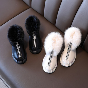 4-12 Years Kids Winter Snow Boots Warm Winter Non-Slip Girls Snow Boots Winter Boots Kids for Toddlers - Product Image 2