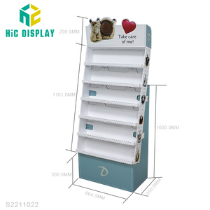 Snack siêu thị giấy hiển thị giá hạt bánh mì hiển thị giá cà phê kẹo khoai Tây Chip sàn Pallet hiển thị - Product Image 5