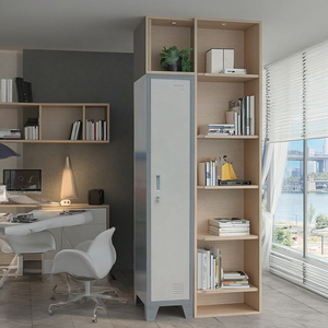 Armoire en acier de <span class=keywords><strong>casier</strong></span> de <span class=keywords><strong>casier</strong></span> en métal de porte unique d'employé de bureau <span class=keywords><strong>pour</strong></span> le <span class=keywords><strong>vestiaire</strong></span> de chambre à coucher - Product Image 6