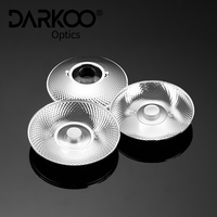 Lentille Pc 3030 Lentilles Réflecteurs et Réflecteurs Spot Light Lentilles Ultra Minces pour Optique Lentes Optiques Simples 50mm Rondes 3 Led Lentille
