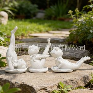 Figurine de grenouille en résine, décoration d'intérieur, statue d'animal, cadeau artistique - Product Image 3