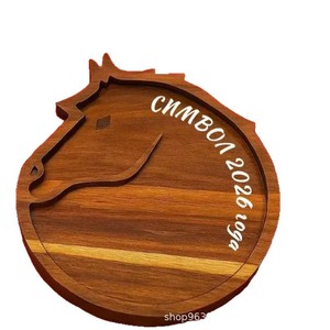 Plateau en bois Holiford 2026 Symbol Home pour servir des collations et des desserts - Product Image 3