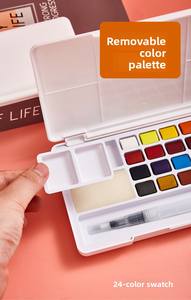 ชุดสีน้ำแบบแท่ง 36 สี สำหรับวาดภาพ ใช้งานง่าย พร้อมพู่กันสีน้ำ สำหรับ<span class=keywords><strong>นัก</strong></span>เรียน เด็ก ระบายสี - Product Image 6