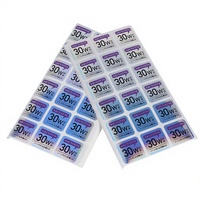 Étiquettes holographiques anti-contrefaçon personnalisées - Autocollants en feuille d'or UV imperméables pour ordinateur, appareil photo, étui de téléphone, emballage
