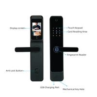 Volibel Maison Intelligente Biométrique Empreinte Digitale Mot de Passe Tuya Wifi Numérique Électronique Serrure De Porte Intelligente Avec Caméra cerradura inteligente