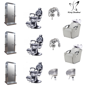 Station de Salon de coiffure, ensemble complet et combo, <span class=keywords><strong>avec</strong></span> <span class=keywords><strong>miroir</strong></span> led, produits pour <span class=keywords><strong>miroir</strong></span>, à vendre, livraison gratuite - Product Image 2