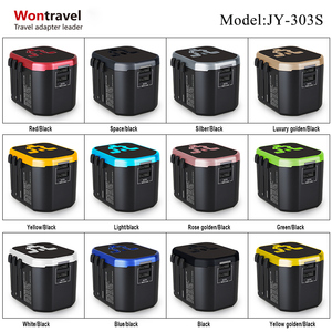 Cadeau de voyage portable 2 ports usb 2.4a sortie gadgets utiles adaptateur de voyage dans le monde entier - Product Image 6