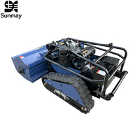 Falciatrice Industriale a Raggio Zero Diesel Senza Fili con Telecomando 800mm 1000mm - Prezzo all'Ingrosso Offerta Speciale