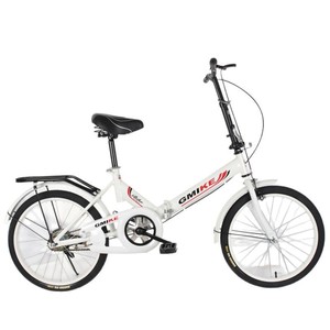 Bicicleta Plegable Directo de Fábrica, 20 Pulgadas, para Hombre, Mujer, Adultos, Niños, Estudiantes de Secundaria, Logotipo Personalizado, Cuadro de Acero al Carbono Ordinario - Product Image 1