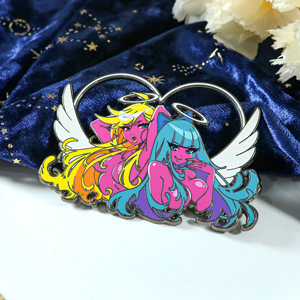 Tùy chỉnh kim loại pin huy hiệu bán buôn nhà máy tùy chỉnh kim loại mềm cứng men huy hiệu - Product Image 5