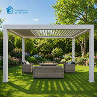 Pergola rétractable en aluminium de haute qualité Sweet Home, montage facile, imperméable, pour villa et résidence