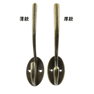 Thin Antique Style Single <b>Wall</b> <b>Hook</b> 95mm Zinc Alloy Heavy Duty Coat <b>Hook</b> For Door Or <b>Wall</b> Mounting - Product Image 3