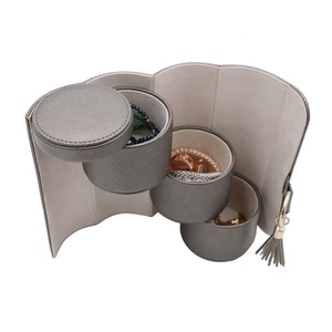 Personnalisé À La Main Rentable Cylindre <span class=keywords><strong>Grain</strong></span> Bijoux Bague <span class=keywords><strong>Collier</strong></span> Bijoux Emballage Sac - Product Image 3