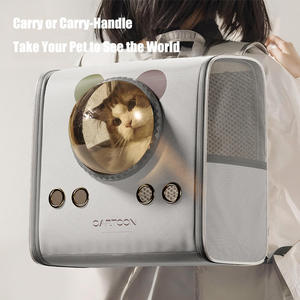 Large Capacity Space Capsule Design Pet Carrier Breathable <b>Backpack</b> for <b>Cats</b> and Dogs - Product Image 2