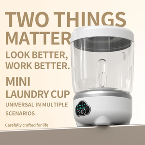 Mini machine à laver portable pliable pour sous-vêtements, avec chargement USB Type C, 1,6 L, pour la maison et le dortoir - Product Image 4