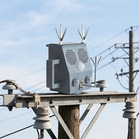 Magnetischer Solarbetriebener Hochspannungs-Intelligenter Umweltfreundlicher Ultraschall-Vogelvertreiber aus Kunststoff, Wasserdicht, für Elektronik