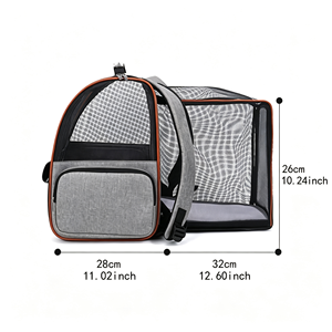 Portable Expandable <b>Cat</b> <b>Backpack</b> Foldable Breathable Pet Carrier Bag Outdoor Travel Shoulder Bag for Small <b>Cats</b> Dogs - Product Image 3