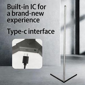 Moderna lampada <span class=keywords><strong>da</strong></span> terra a LED minimalista luce d'angolo telecomando dimmerabile lampada <span class=keywords><strong>da</strong></span> letto <span class=keywords><strong>camera</strong></span> <span class=keywords><strong>da</strong></span> letto illuminazione ambiente - Product Image 3