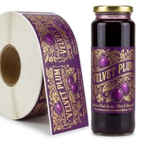 Étiquettes adhésives promotionnelles personnalisées pour bouteilles d'huile cosmétique, résistantes aux UV, en vinyle PVC, découpées sur mesure