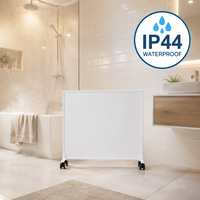 Panel Calefactor Infrarrojo Silencioso y de Bajo Consumo de Energía de 350W, Calefacción Radiante Ecológica con WiFi y App para Guardería y Dormitorio, Mercado del Reino Unido/UE