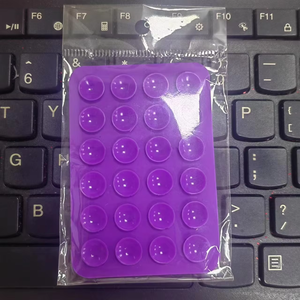Supporto per telefono senza fori: 24 ventose quadrate in silicone, multifunzionale, universale, ispessito e antiscivolo - Product Image 6