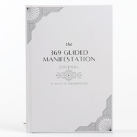Agenda de Manifestation personnalisé 369, carnet de travail d'attraction, Journal de maniement