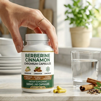 Astrawell Marque Privée Berberine Cannelle Chrome Complexe Capsules OEM Complément Alimentaire pour la Gestion du Poids