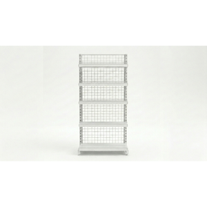 Single sided mesh back Cold-rolled Steel Newtek Mesh Panel Modern Metal Frame Powder Coating White, <b>Black</b>, customizable - Product Image 2