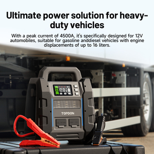 Chargeur de batterie portable multifonction Topdon V4500 Plus, Powerbank à super condensateur, Power Bank de démarrage pour camion V4500 Plus Jump S - Product Image 4