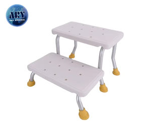 ARY MEDICAL-Tabouret en plastique durable à 2 marches pour personnes handicapées, chaise de salle de bain design pour aînés, sécurité médicale - Product Image 2