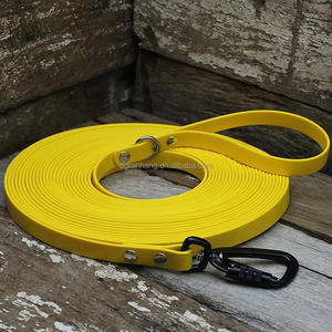 Trabajo de seguimiento de perros de PVC con textura de cuero de liberación rápida Líneas largas Señuelo Coursing Nailon elegante y entrenador de búsqueda de aromas de plástico - Product Image 1