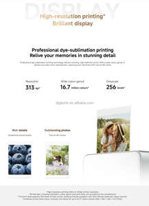 Impresora Fotográfica Portátil Xiaomi Pro Mini de Bolsillo, Impresora de Fotos de 880 mAh, Funciona con Mijia - Product Image 3