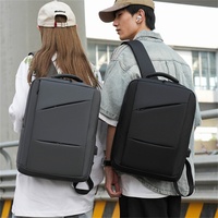 Sac à dos professionnel transfrontalier élégant et tendance pour étudiant, sacoche pour ordinateur portable haut de gamme, léger, imperméable, unisexe, grand format, avec port USB