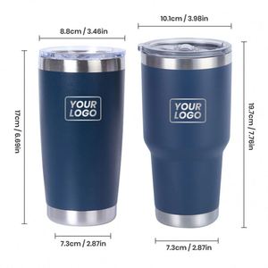 Custom Logo 20Oz Vacuum Powder Coated Stainless Steel Cup Outdoor 30Oz <b>Insulated</b> <b>Mug</b> With Lid 20 Oz Travel Coffee Tumbler - Product Image 3