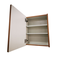 Armoire de rangement pour salle de bain en bois MDF avec miroir