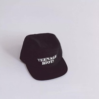 Gorro de Algodón para Hombre, Estilo Casual, de Cinco Paneles, Transpirable y Cómodo para las Cuatro Estaciones, con Visera Corta y Logotipo Personalizado