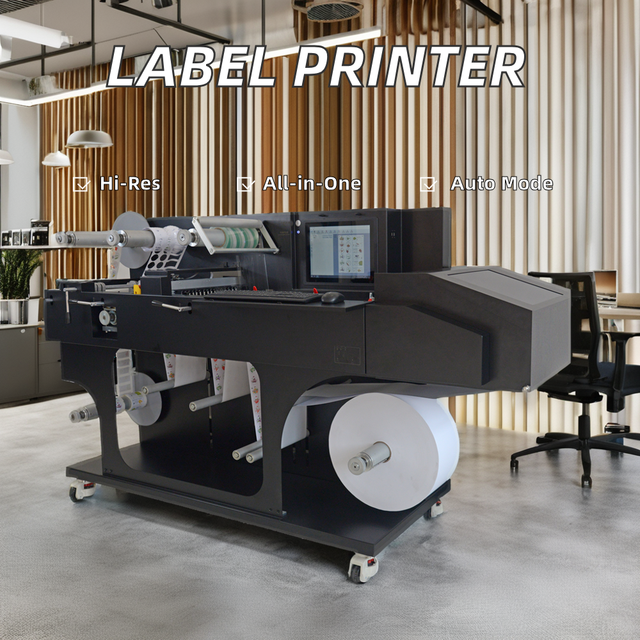 China OEM Color label printer LOMO6530 adhesive food chemical shoebox label printer inkjet label printer roll printing
