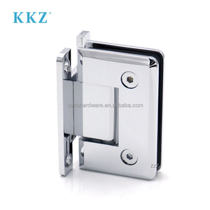 CRL Cologne 037 đánh bóng Chrome gương vát & bán kính góc tường gắn kết h loại trở lại tấm nặng vòi hoa sen cửa kính bản lề - Product Image 1