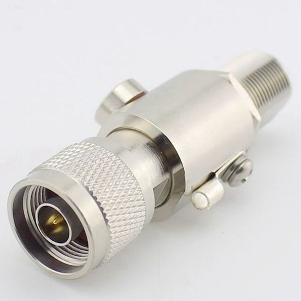 ayissmoye OEM Feeder arrester N head antenna Base station weak current arrester N male to N female protector arrester