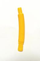 Jouet amusant et éducatif pour soulager le stress, tube pop, jouet en plastique miniature télescopique ondulé multicolore